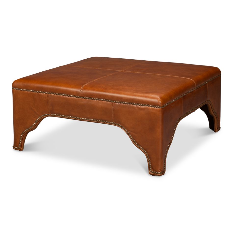 Streetman Cocktail Ottoman, Havana Brown