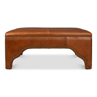 Streetman Cocktail Ottoman, Havana Brown - product view 8