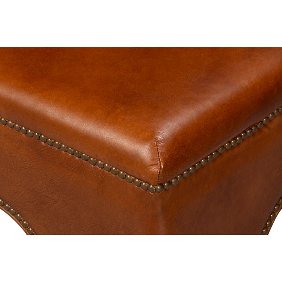 Streetman Cocktail Ottoman, Havana Brown - product view 12
