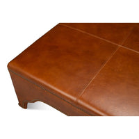 Streetman Cocktail Ottoman, Havana Brown - product view 4