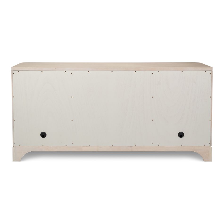 Topsail Credenza - Bleached Oak Finish, Pewter - product view 9