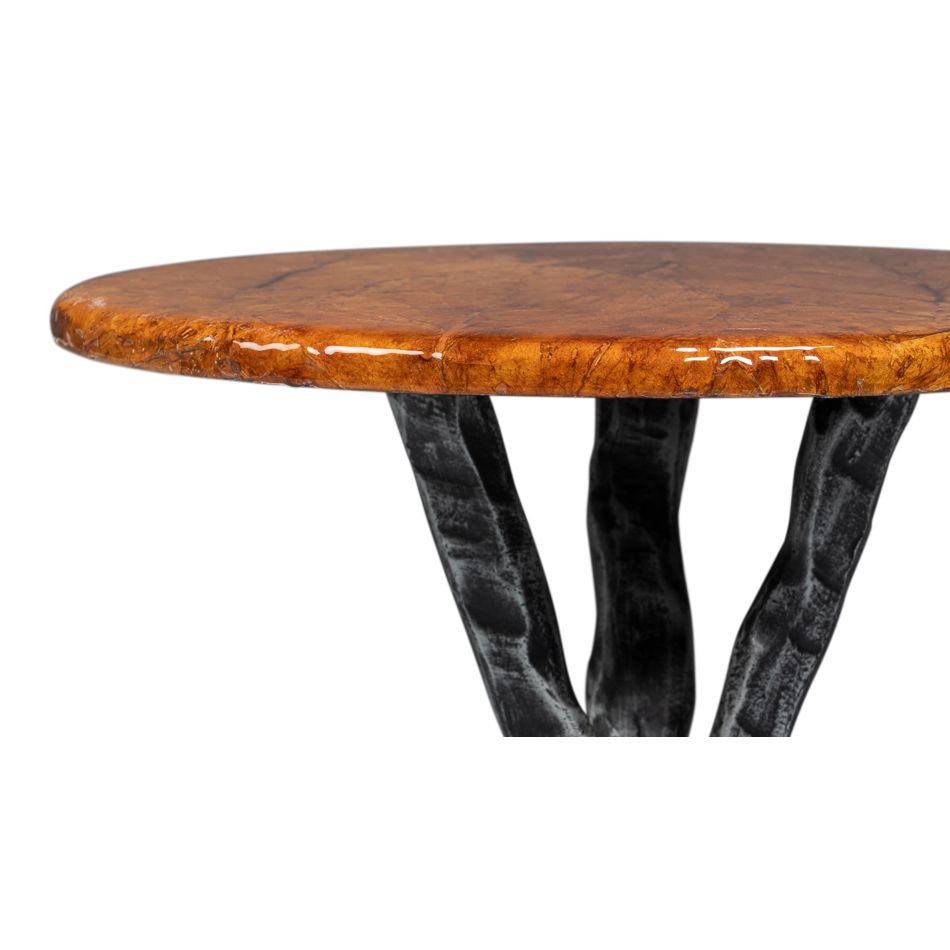 Planter's Table - Antique Pewter - product view 3
