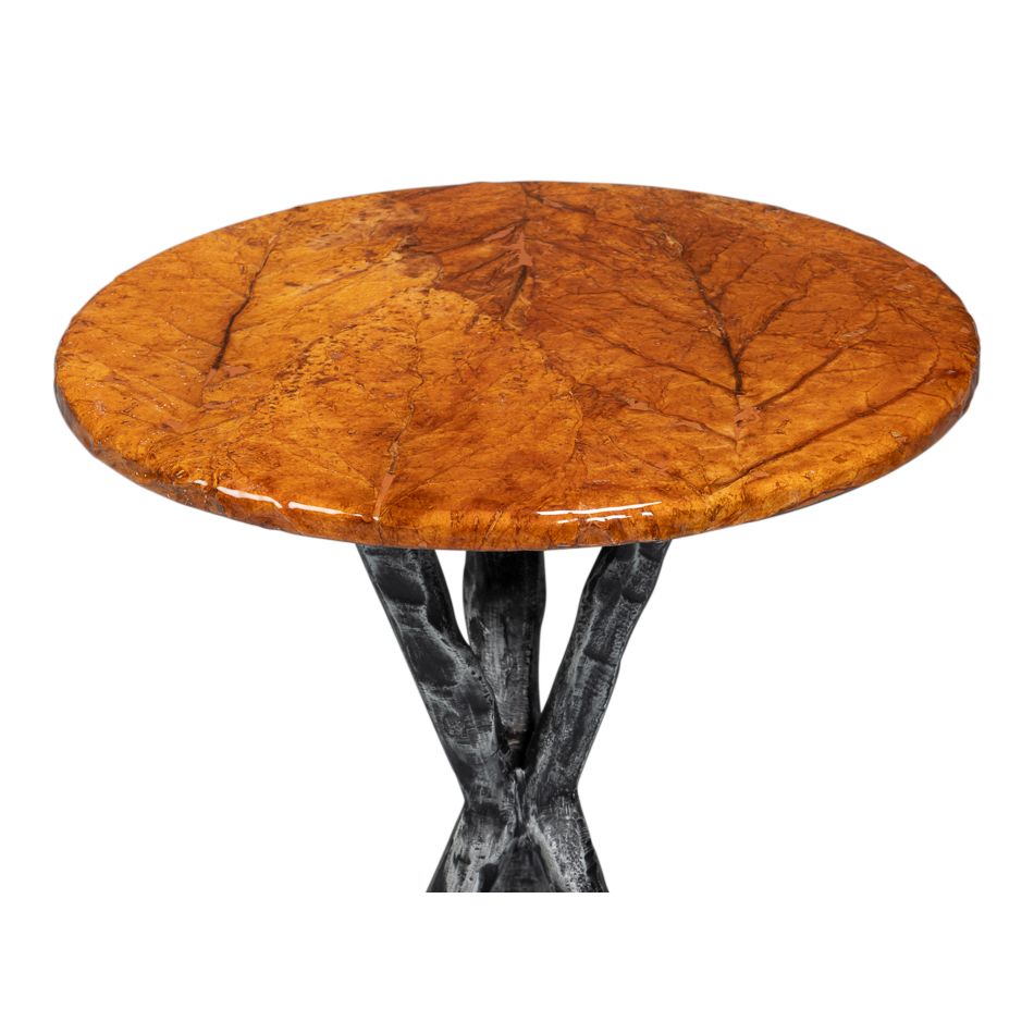 Planter's Table - Antique Pewter - product view 4