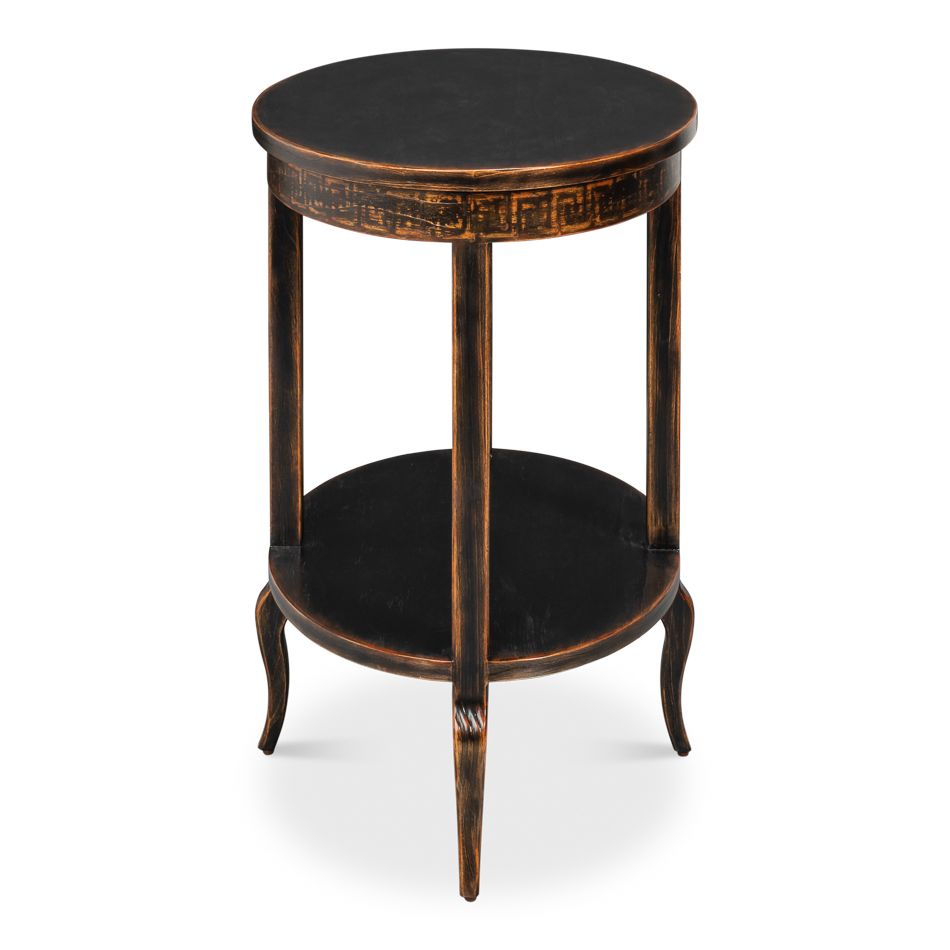 Golden Rim Side Table