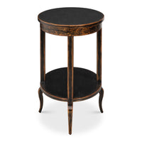 Golden Rim Side Table