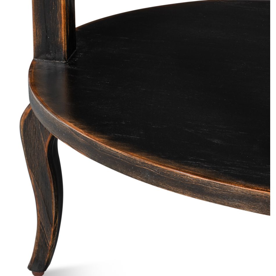 Golden Rim Side Table