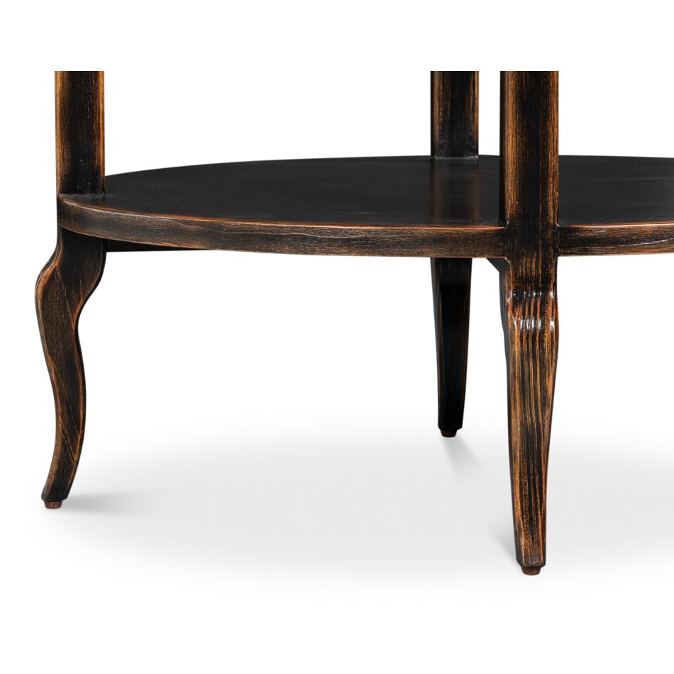 Golden Rim Side Table