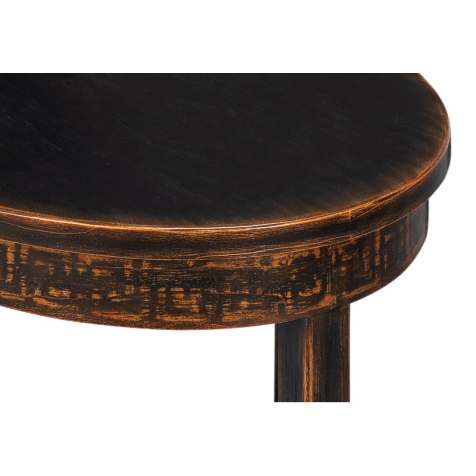 Golden Rim Side Table
