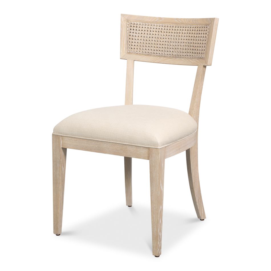Ridge Chair – Bleached Oak, Cream