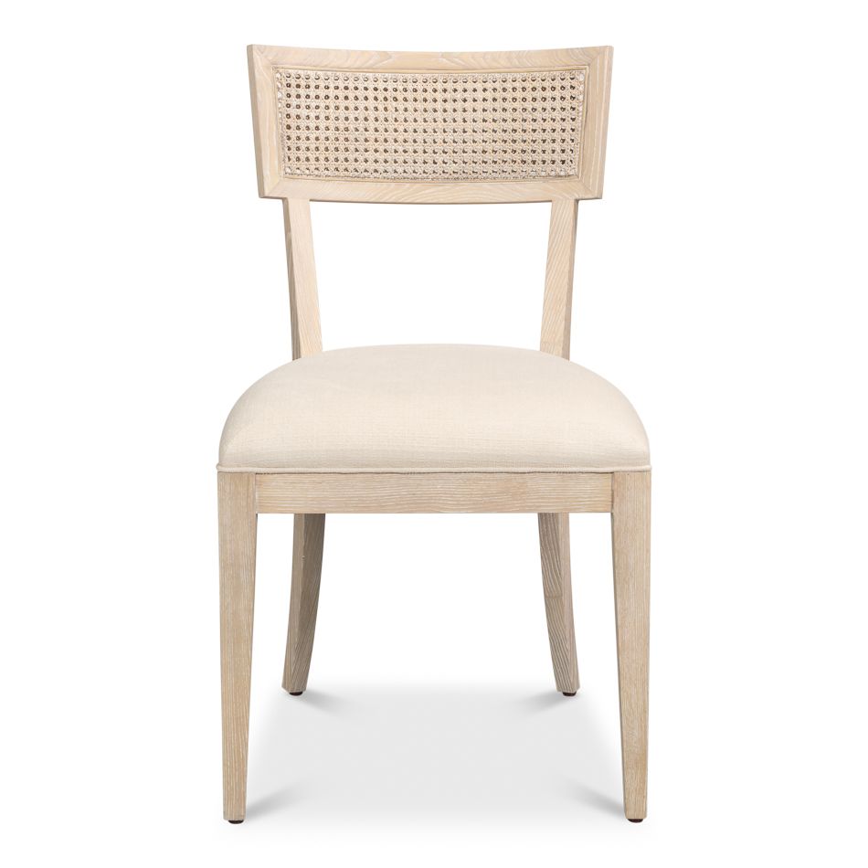 Ridge Chair - Bleached Oak, Cream - product view 2