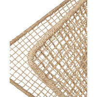 Alternate view of Shizen Chandelier, featuring abaca rope, wrought iron, and chain-hung ceiling suspension.