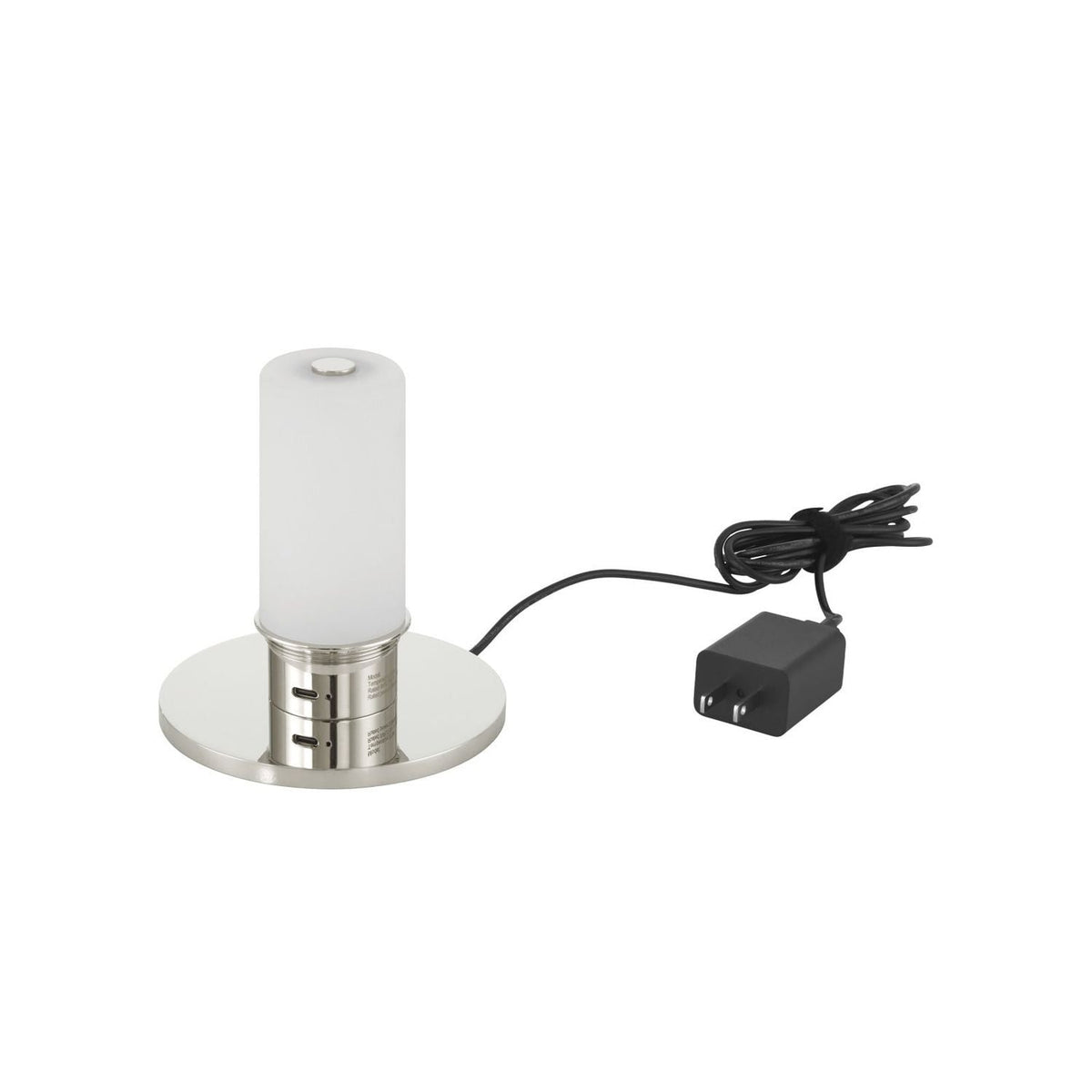 Table Lamps Gadabout Nickel Cordless Table Lamp