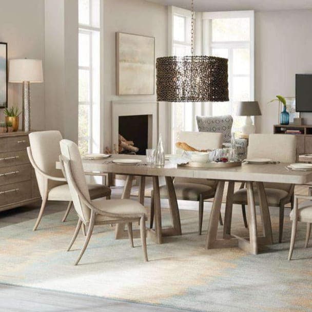 Alternate view of Affinity Slope Side Chair, featuring upholstered, fabric, wood, and fixed open arms.