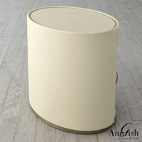 Ellipse Bedside Cabinet-Global Views-GVSA-AG2.20029-Side TablesIvory-4-France and Son