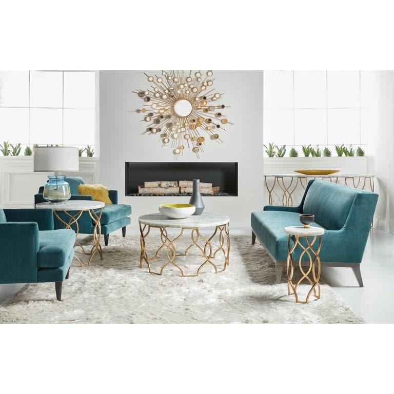 Side Tables Melange Corrina Round Lamp Table