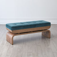 Ives Bench-Global Views-GVSA-2721-MUSLIN-BenchesIves Bench-Muslin-5-France and Son