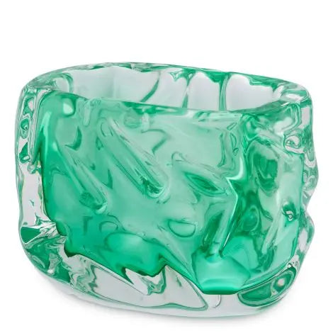 Bowl Avoir Turquoise Green Glass - image 6