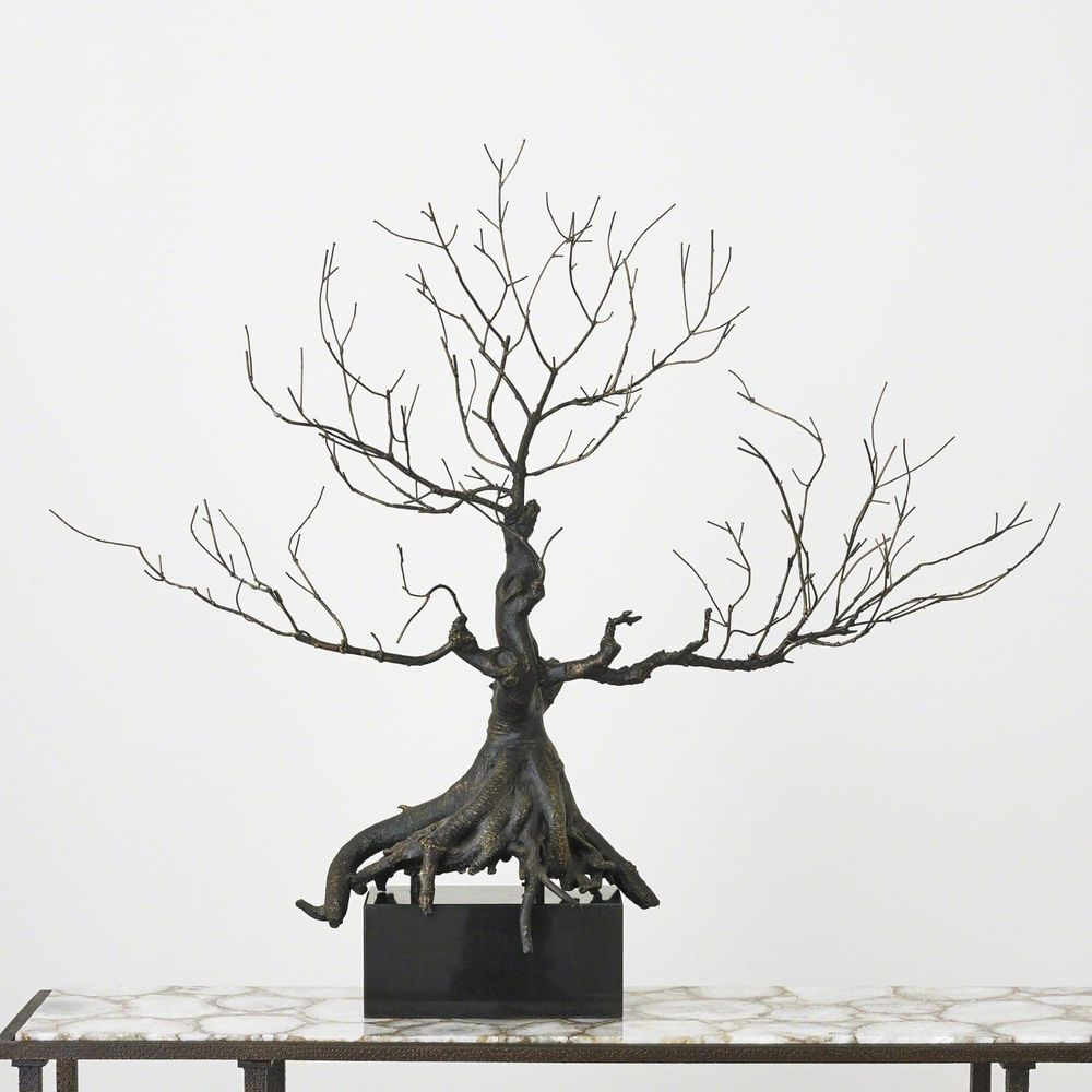 Imperial Penzai, shown in bronze and black with cast metal, bronze, and freestanding sculpture.