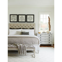 Sag Harbor Tufted Upholstered Bed 6/6 King - Oyster