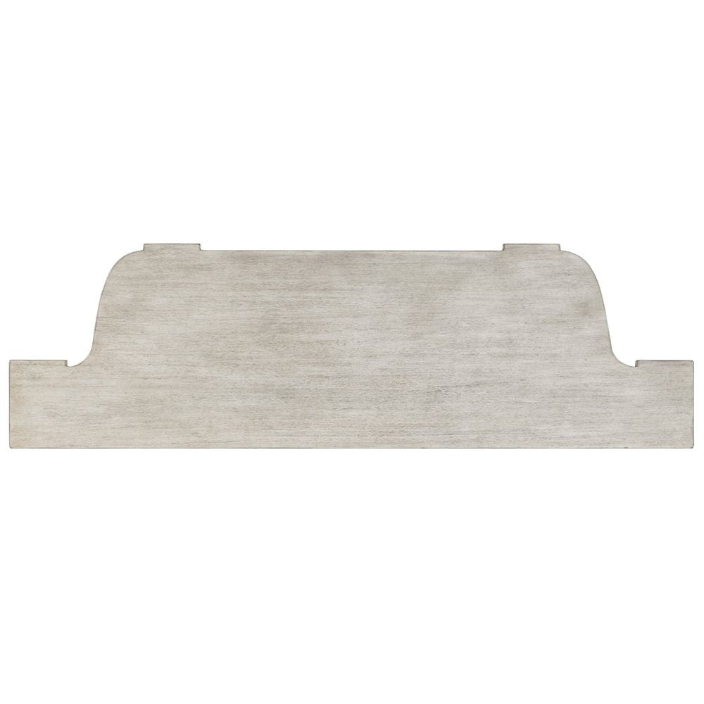 Additional view of Timber Point Sideboard in oyster gray and light taupe.