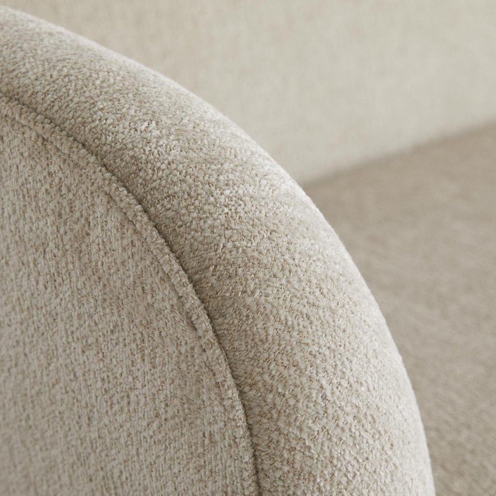 Catalina Chaise Stone Bouclé