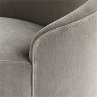 Turner Chaise Sharkskin Velvet Grey Ash, Right Arm