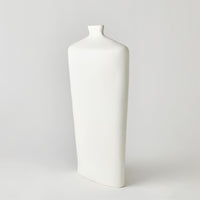Terzo Vase-Matte White-Lg