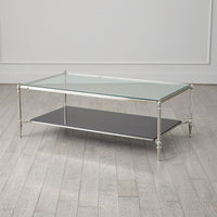 Coffee Tables Medford Cocktail Table-Nickel