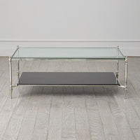 Medford Cocktail Table-Nickel