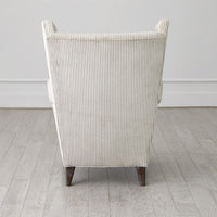Wing Chair-Global Views-GVSA-2697-Lounge ChairsWide Wale Corduroy - Vanilla-10-France and Son