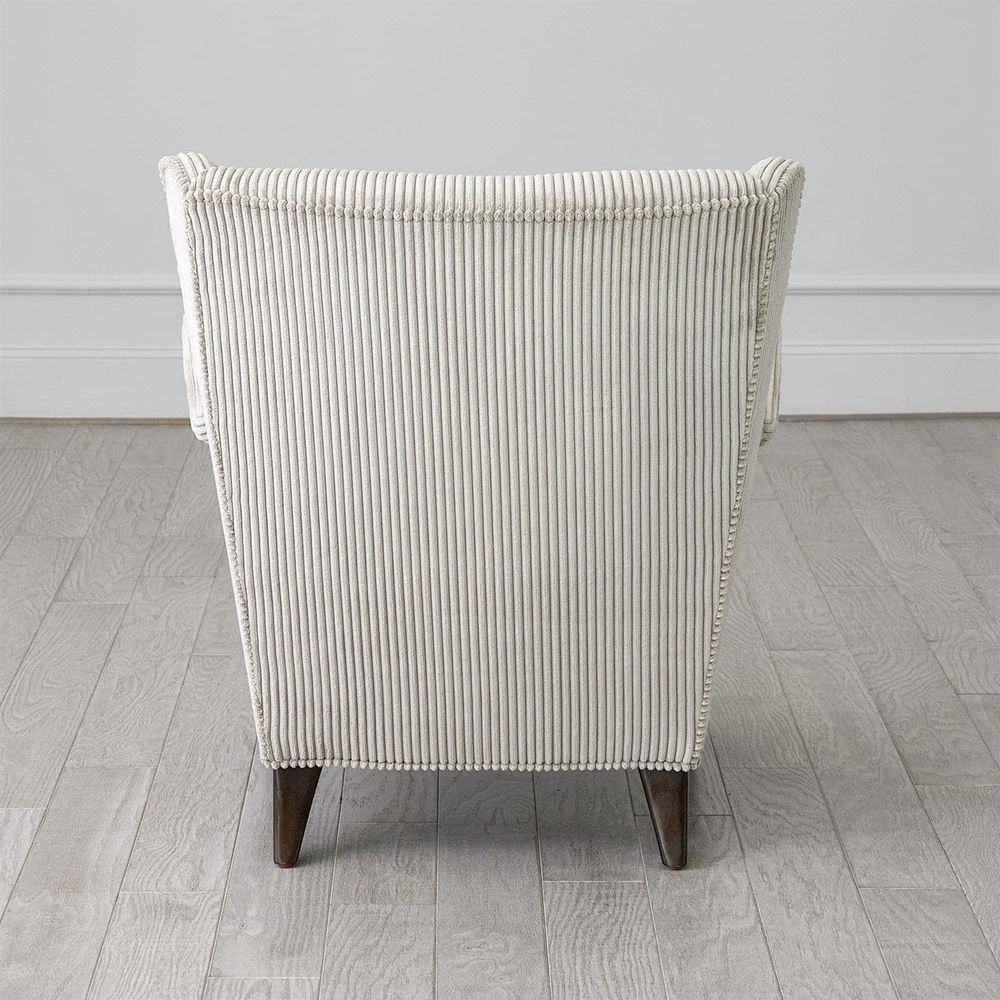Lounge Chair-Global Views-GVSA-2698-Lounge ChairsWide Wale Corduroy - Vanilla-9-France and Son