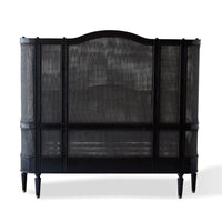 Josephine King Bed-Blackened Oak
