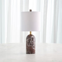 Callanish Marble Lamp-Maroon-Lg