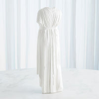 Greco Vase-Matte White-Lg