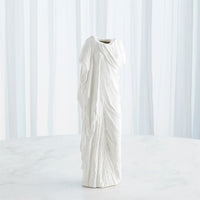 Greco Vase-Matte White-Lg
