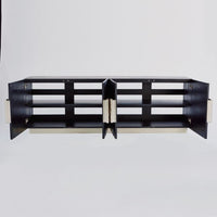 Pleated Media Cabinet-Global Views-GVSA-9.92773-Bookcases & Cabinets-4-France and Son