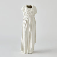 Greco Vase-Matte White-Lg