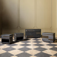 Dressers & Chests Brazil Chest-Black Cerused Oak