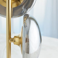 Stellar Table Lamp-Smoke/Brass