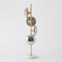 Stellar Table Lamp-Smoke/Brass