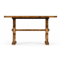 Solid Wood Dining Table-Jonathan Charles-JCHARLES-491059-90L-CFW-Dining TablesCountry Walnut-90"-27-France and Son