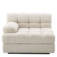 Alternate view of Sofa Dean in ivory and cream.