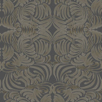 Flora Wallpaper-Mitchell Black-MITCHB-WCAB416-PM-10-Wall DecorPatterns Goldenrod-Premium Matte Paper-Small-1-France and Son
