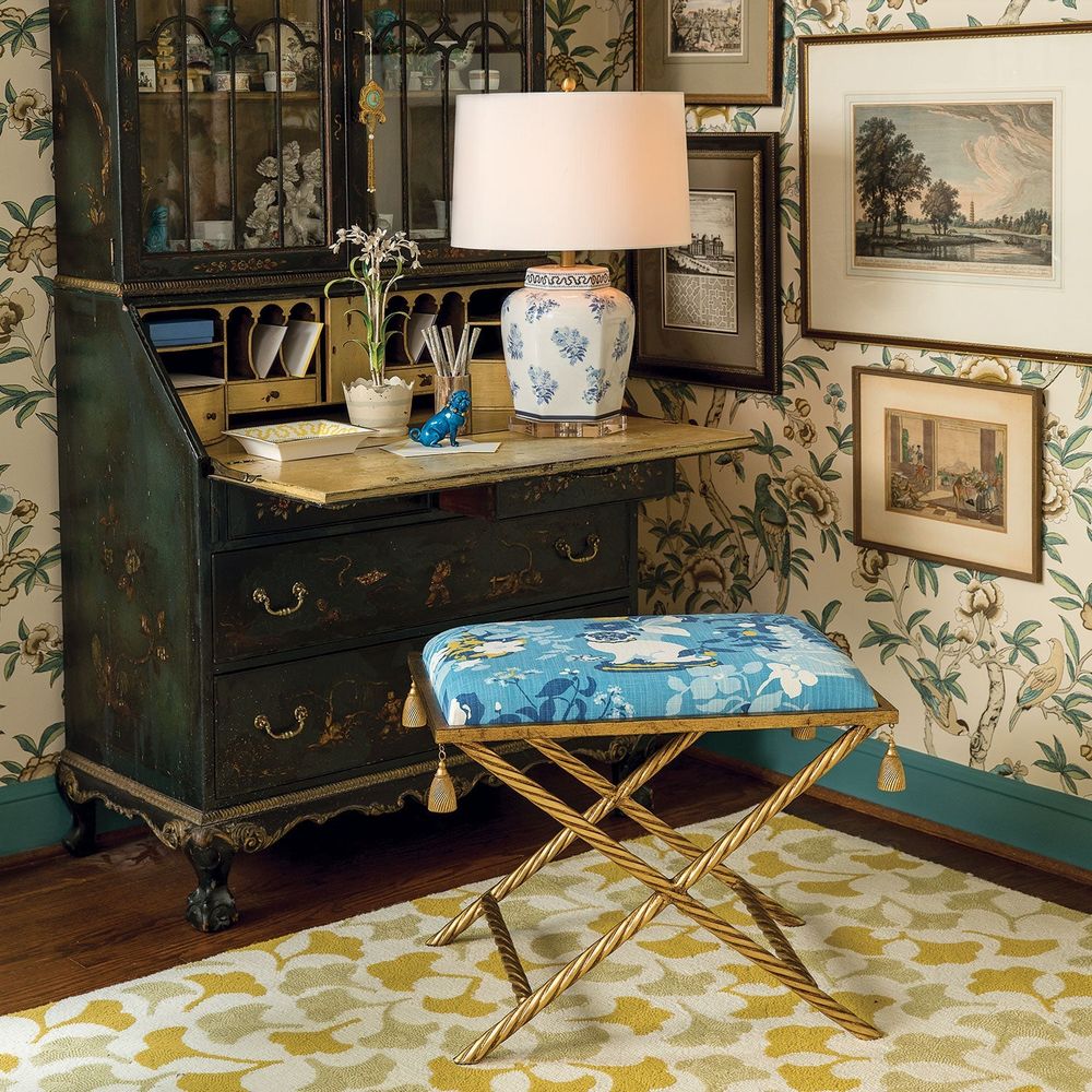 Delfern Gold Bench