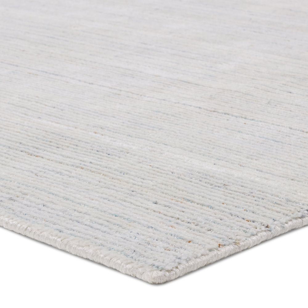 Alternate view of Blaise Handmade Solid Cream/ Gray Area Rug (9'X12') in cream and off-white.