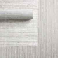Blaise Handmade Solid Cream/ Gray Area Rug (9'X12')