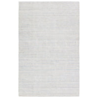 Blaise Handmade Solid Cream/ Gray Area Rug (9'X12'), shown in cream and off-white with woven fiber and yarn.