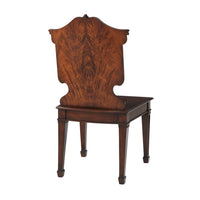Alternate view of The Wootton Hall Accent Chair in rich medium-dark brown and warm mahogany brown.