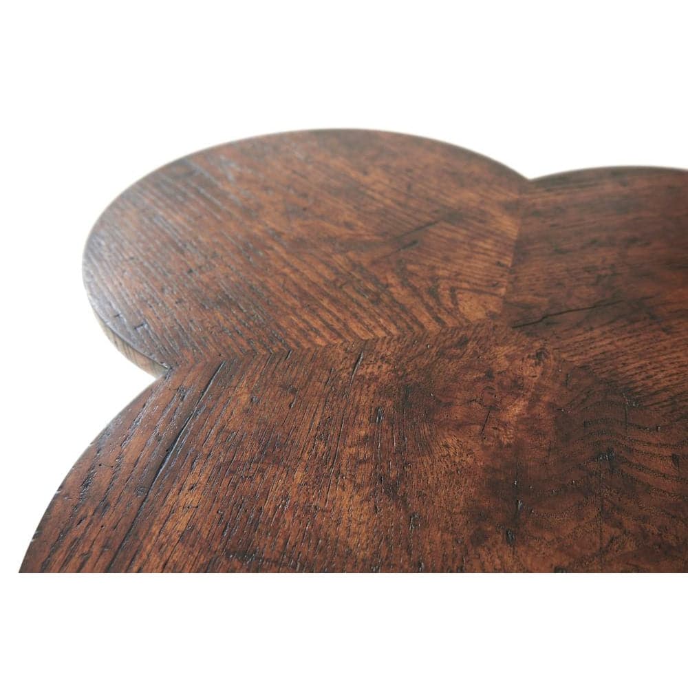 Oak Clover Accent Table-Theodore Alexander-THEO-AL50161-Side Tables-5-France and Son