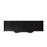 Additional view of Medallion Sideboard in black and gold.